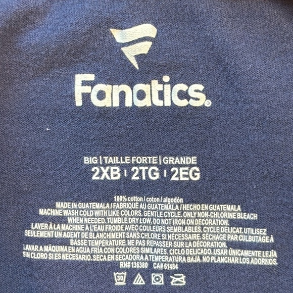 Fanatics Boston Red Sox men’s T-shirt size 2XB - Picture 4 of 7